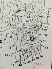 Выключатель массы B184-2 (12V)